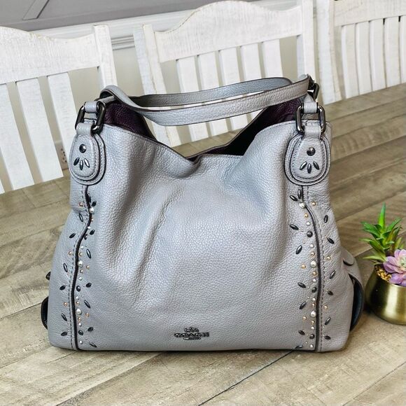 Coach Edie Shoulder Bag 31 With Prairie Rivets - Picture 2 of 10